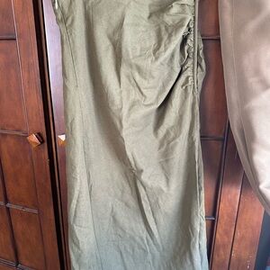 Cider Olive Green Skirt
